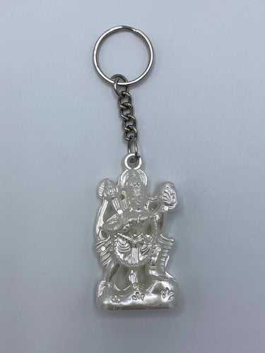 White Hanuman Keychain