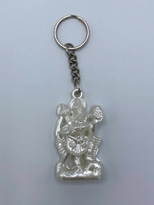 White Hanuman Keychain