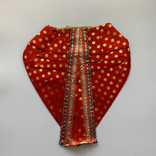 Load image into Gallery viewer, Red Polka Dotted Murti Clothes (His)